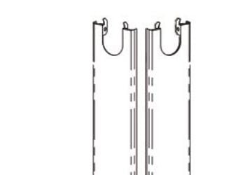 radiator endegavl 300mm - Sæt til højde 300 mm, type 22