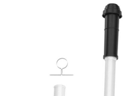 Bosch DN80/125 - Lodret - Aftrækspakke, balanceret