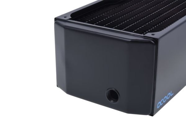 Alphacool NexXxoS Monsta, Radiatorblokk, Kopper, Svart, Grå, 2 stang, 2 vifter, 12 cm