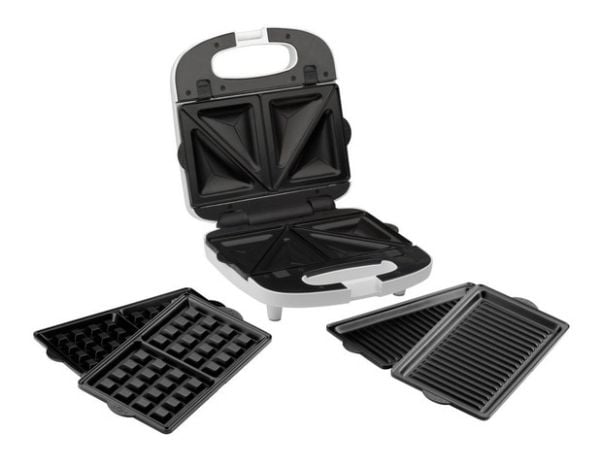 ETA Tampo 4156 90000 - Toastmaskin / vaffelsteker / grill - 700 W - hvit