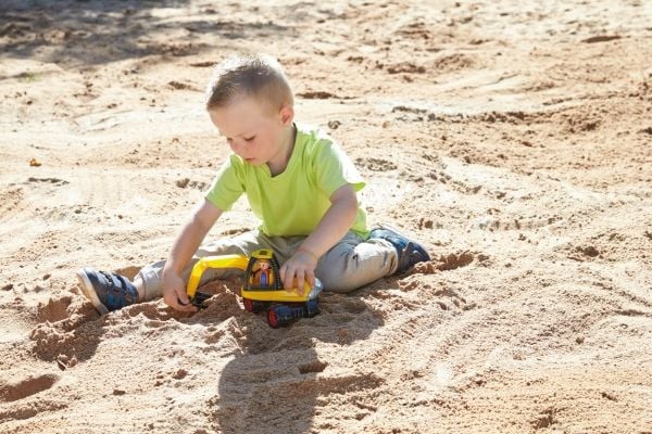 Lena Truckies Excavator, Gravemaskin, 2 år, Sort, Gult