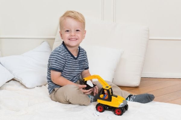 Lena Truckies Excavator, Gravemaskin, 2 år, Sort, Gult