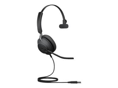 Jabra Evolve2 40, MS Mono, Langallinen, Toimisto/puhelukeskus, 20 - 20000 Hz, 113 g, Kuulokkeet, Musta