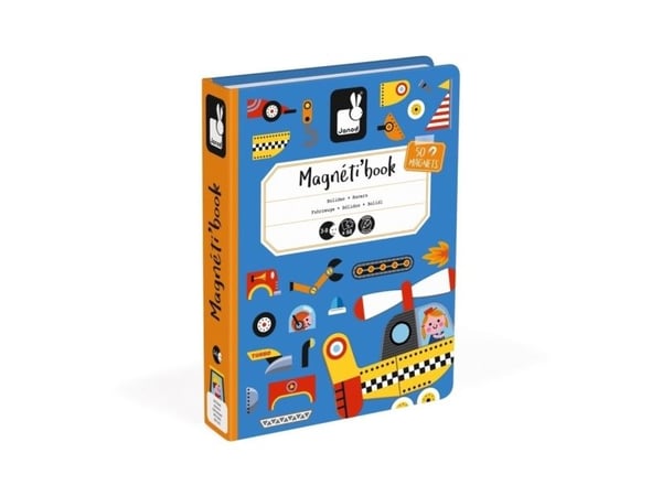Janod Magnetibook Ajoneuvot