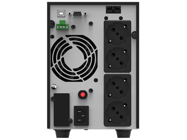 PowerWalker VFI 2000 AT - UPS - AC 80 - 300 V - 1800 watt - 2000 VA - 9 Ah - RS-232, USB - utgangskontakter: 4