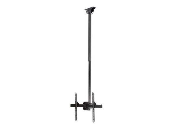 Startech Ceiling TV Mount - 3.5' to 5' Pole - Full Motion - Supports Displays 32” to 75" - For VESA Mount Compatible TVs (FLATPNLCEIL) - Brakett - ...