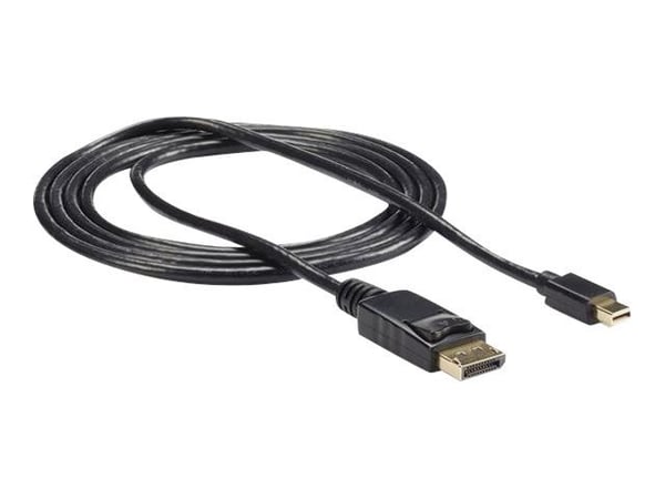 StarTech 10ft Mini DisplayPort to DisplayPort Cable - M/M - mDP to DP 1.2 Adapter Cable - Thunderbolt to DP w/ HBR2 Support (MDP2DPMM10) - DisplayP...