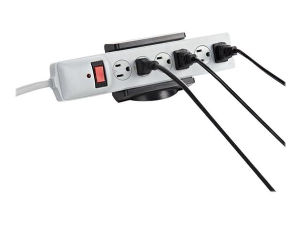 Startech Power Strip Desk Mount - Clamp-on Power Strip Holder - Adjustable - Desk / Table Clamp for Power Strip (PWRSTRPCLMP) - Monteringsklemme fo...
