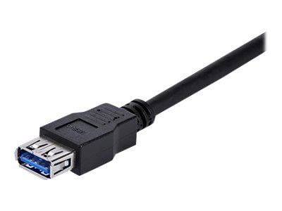 StarTech 1m Black SuperSpeed USB 3.0 Extension Cable A to A - Male to Female USB 3 Extension Cable Cord 1 m (USB3SEXT1MBK) - USB-forlengelseskabel ...