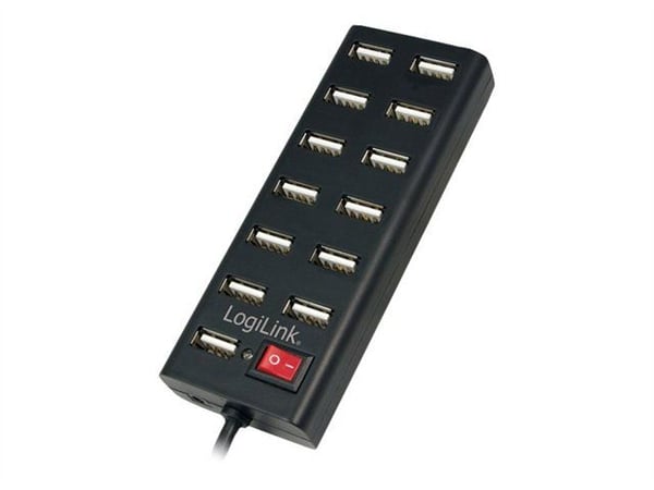 2Direct UA0126, USB 2.0, USB 2.0 Type-A, 480 Mbit/s, musta, Pyöreä kaapeli, AC