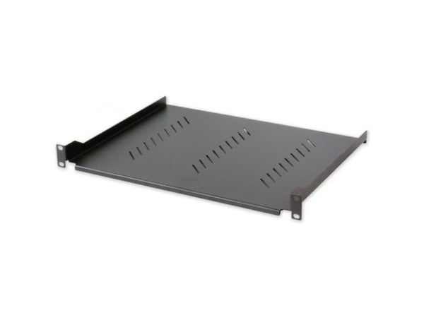 Intellinet 1U rackhylle 305 mm 19" 2 monteringspunkter perforert svart (I-CASE TRAY-130BK)