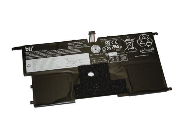 BTI - Batteri til bærbar PC - litiumpolymer - 3355 mAh - for Lenovo ThinkPad X1 Carbon (3rd Gen) 20BS, 20BT