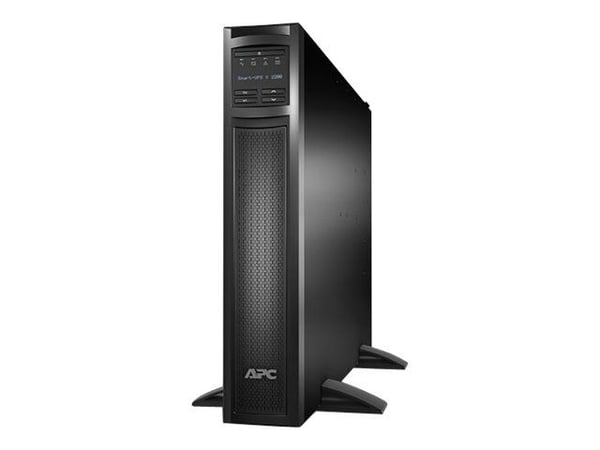 APC Smart-UPS X 2200 Rack/Tower LCD - UPS (rackmonterbar/ekstern) - AC 208/240 V - 1980 watt - 2200 VA - enkeltfase - Ethernet 10/100, RS-232, USB ...