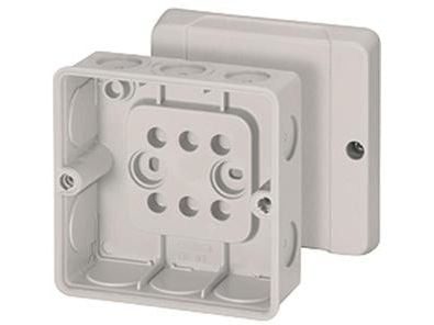 HENSEL Kalvolaatikko 98x98mm 4mm² Harmaa - ilman puristimia