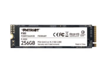 Patriot P300 - SSD - 256 GB - intern - M.2 2280 - PCIe 3.0 x4 (NVMe)