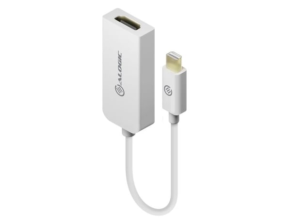 ALOGIC - Videoadapter - Mini DisplayPort han til HDMI hun - 15 cm - hvid - 1080p tuki