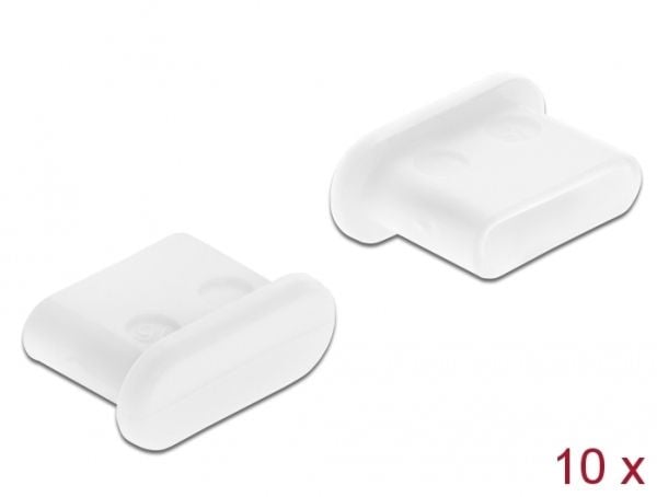 DeLOCK 64095, USB Type-C, Polyeteeni (PE), Valkoinen, 6,5 mm, 9,8 mm, 4 mm