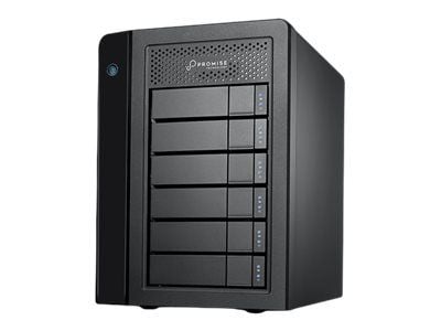 Promise Pegasus32 R6 - Harddiskarray - 84 TB - 6 brønner (SATA-600) - HDD 14 TB x 6 - Thunderbolt 3, USB 3.2 Gen 2 (ekstern)
