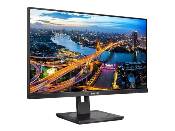 Philips B Line 245B1 - LED-skjerm - 24" - 2560 x 1440 QHD @ 75 Hz - IPS - 250 cd/m² - 1000:1 - 4 ms - HDMI, DVI-D, DisplayPort - høyttalere - svart...