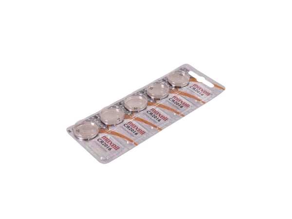Maxell CR 2016 - Batteri 5 x CR2016 - Li - 90 mAh