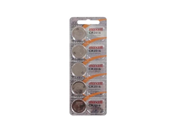 Maxell CR 2016 - Batteri 5 x CR2016 - Li - 90 mAh