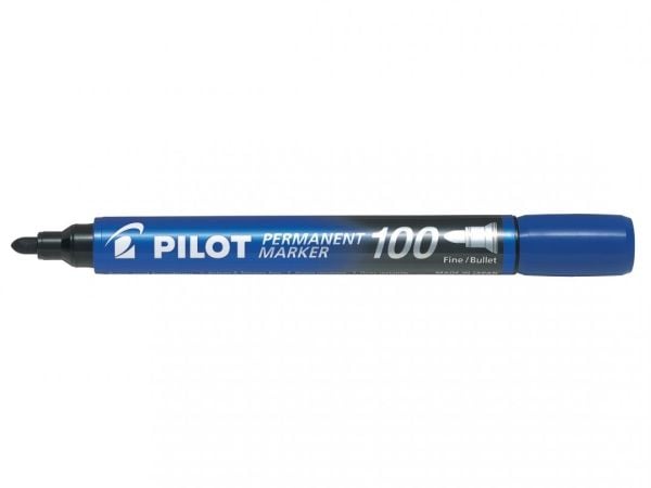 Pilot Permanent Marker 100, Sininen, 1 mm, 4,5 mm