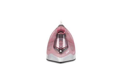Mesko Home MS 5028, Tørr & dampstrykejern, Keramisk strykesåle, Grå, Rosa, Hvit, Innebygget, 2600 W, 2600 W