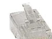 Deltaco Network connector RJ45, TP 20-pack, Läpinäkyvä, RJ-45, Uros, Cat5e, 30 g, 140 mm