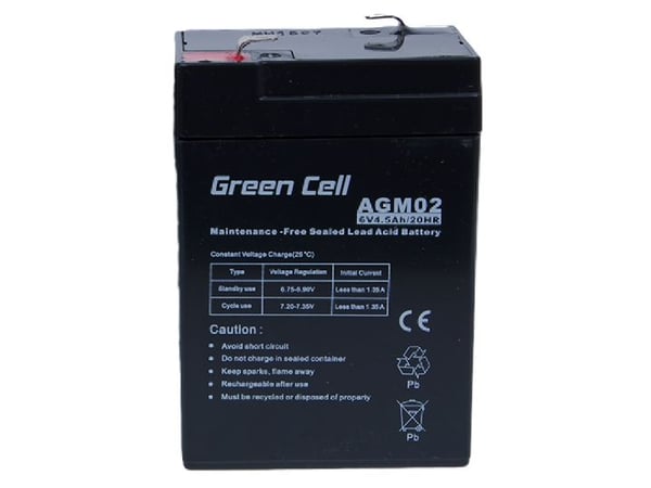 Green Cell AGM02, Sealed Lead Acid (VRLA)
