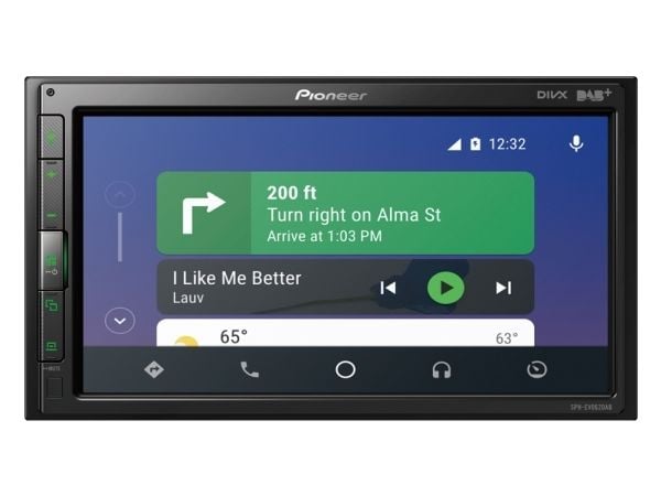 Pioneer SPH-EVO62DAB-UNI, Svart, 1 DIN, 50 W, MOSFET, AAC, FLAC, MP3, WAV, WMA, JPEG