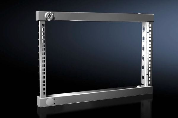 Rittal VX 8619.510, Svängram, Grå, Stål, 6U, 48,3 cm (19"), 482,6 mm