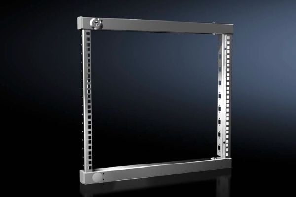 Rittal VX 8619.520, Svingramme, Grå, Stål, 9U, 48,3 cm (19"), 482,6 mm