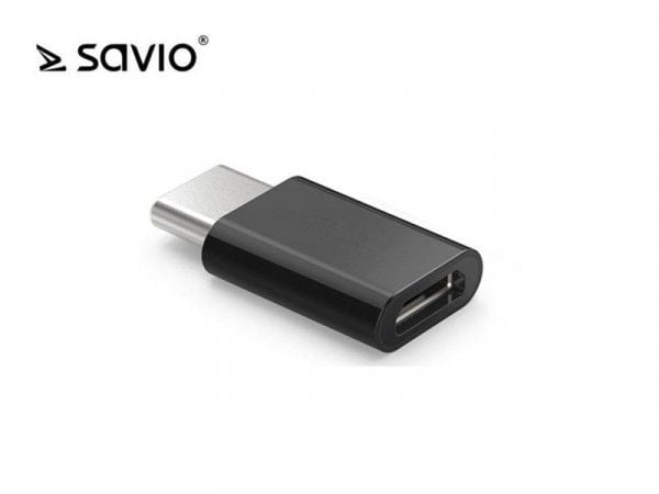 Savio AK-31/B, Micro USB, USB 3.1 typ C, Sortera