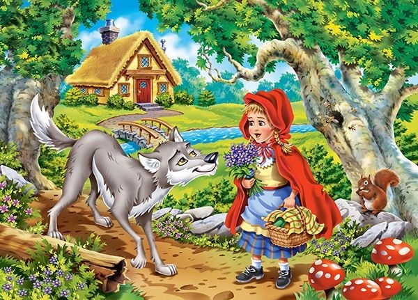 Castorland Little Red Riding Hood, 60 stykker, Barn, 5 år