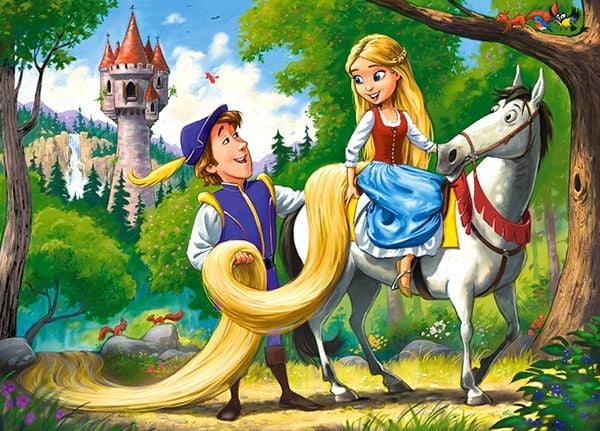 Castorland Rapunzel, 60 styck, Barn, 5 År