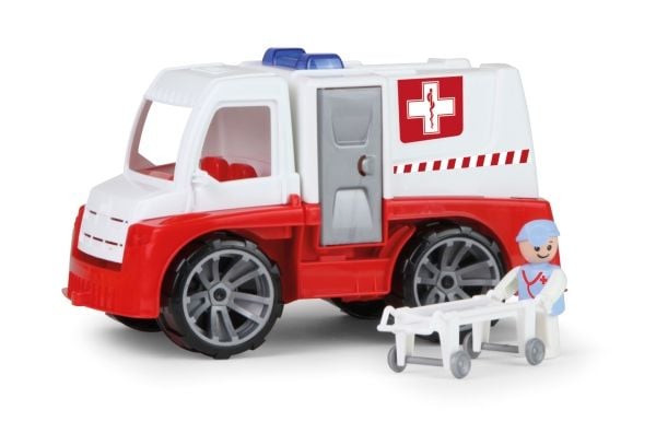 Lena TRUXX 04456, Truck, Ambulance, Inne/Ute, 2 år, Plast, Rød, Hvit