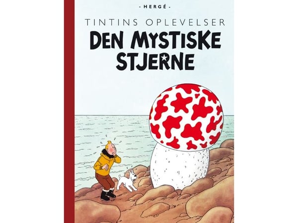 Tintti: Salaperäinen tähti - retropainos | Hergé | Kieli: Tanska