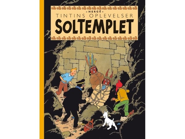 Tintin: Soltemplet - retroudgave | Hergé | Kieli: Tanska
