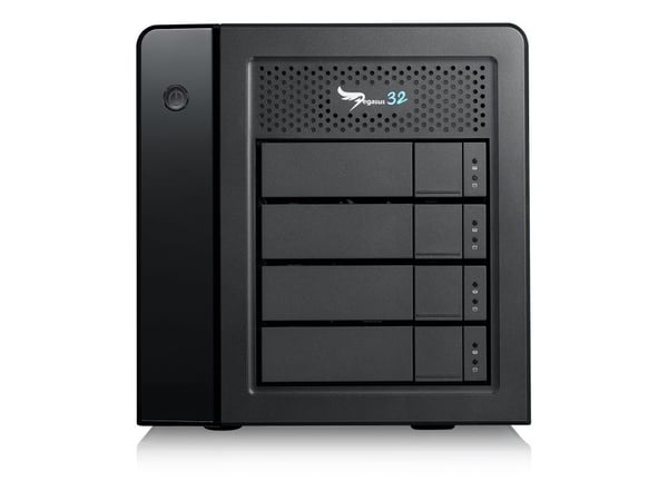 Promise Pegasus32 R4 - Harddiskarray - 16 TB - 4 brønner (SATA-600) - HDD 4 TB x 4 - Thunderbolt 3, USB 3.2 Gen 2 (ekstern)