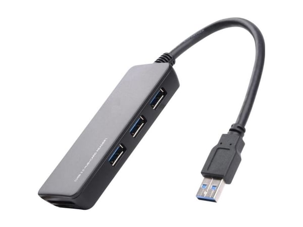 Conrad RF-4027443 kortleser USB 3.2 Gen 1 (3.1 Gen 1) | Svart