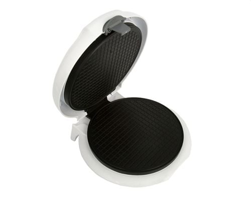 Adler Vaffeljern AD 3038 1500 W, Antall bakverk 1, Iskone, Hvit