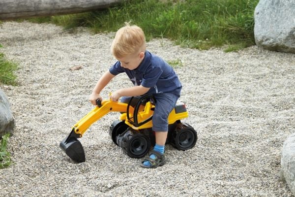 Lena GIGA TRUCKS Excavator Pro, Gravemaskin, 3 år, Sort, Gult