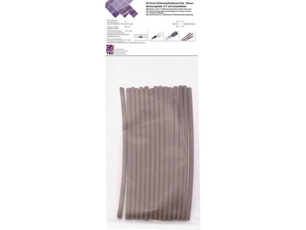 Conrad T1902CA027, Kutistesukka, Ruskea, Polyeteeni, 15 kpl, 125 °C, Kupla