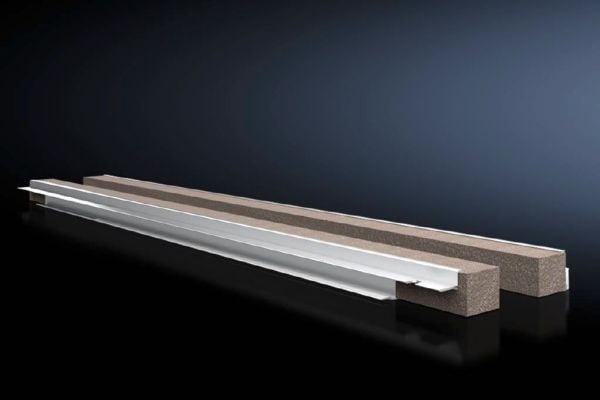 Rittal VX 8618.811, Kabelkanal, Grå, Aluminium, IP55, 800 mm, 2 stykker