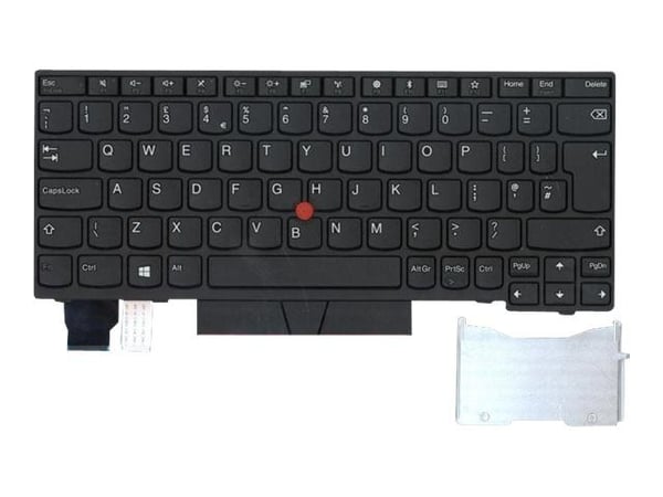 Lenovo - Erstatningstastatur for bærbar PC - med Trackpoint, UltraNav - Storbritannia - svart - FRU - for ThinkPad A285 20MW, 20MX; X280 20KE, 20KF...