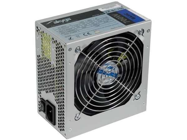 Akyga Basic Series AK-B1-700 - Strømforsyning (intern) - ATX12V 2.31 - AC 230 V - 700 watt - PFC - grå