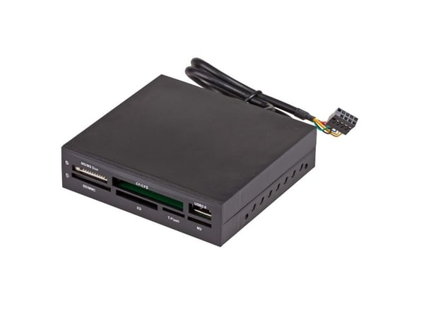 Akyga AK-CA-37 - Kortleser - 3,5" (CF, CF III, MS, MS Duo, MS PRO, Microdrive, miniSD, MMC, RS-MMC, SD, SDHC, xD) - USB 2.0