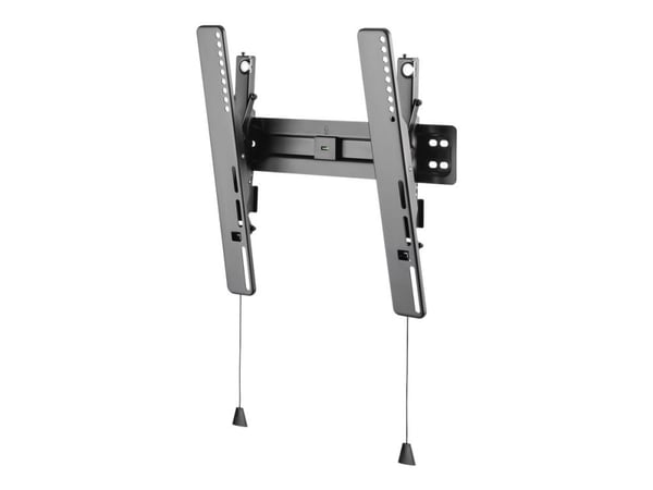 DELTACO Office ARM-0152 - Ultra-Slim - brakett - tipping - for LCD TV / kurvet LCD TV - plastikk, stål - matt svart - skjermstørrelse: 32"-55" - ve...
