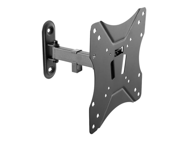 DELTACO Office ARM-0252 - Brakett - full bevegelse - for LCD-skjerm - stål - finteksturert svart - skjermstørrelse: 23"-42" - veggmonterbar