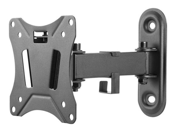 DELTACO ARM-0250 - Brakett - full bevegelse - for LCD-TV - svart - skjermstørrelse: 13"-27" - veggmonterbar